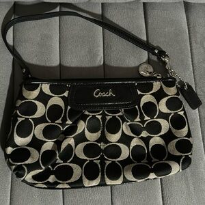 Black & Grey Coach Mini Bag